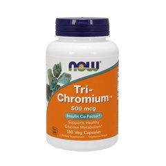 Три Хром Now Foods Tri-Chromium 500 mcg (180 капс) нау фудс