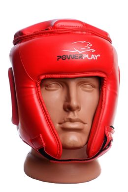 Боксерский шлем турнирный PowerPlay 3045 красный XL
