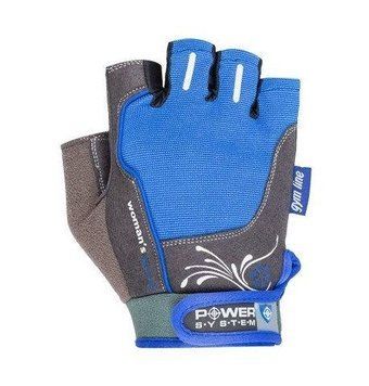 Рукавички для фітнесу і важкої атлетики Power System woman's Power PS-2570 жіночі Blue XL