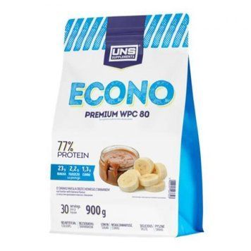 Сироватковий протеїн концентрат UNS Econo Premium (900 г) Peanut Butter with Banana