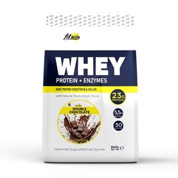 Сывороточный протеин FitWin Whey 900 г Double Chocolate