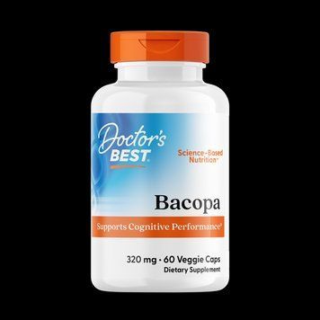 Бакопа, Bacopa With Synapsa, Doctor's Best, 320 мг, 60 капсул
