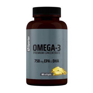 Омега-3 Sporter Omega-3 Premium Concentrate 60 Мягких Капсул