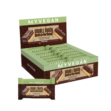 Веганский брауни Myprotein Vegan Double Dough Brownie 12x60 г Chocolate Chip