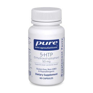 Гидрокситриптофан Pure Encapsulations 5-HTP Hydroxytryptophan 50 мг 60 капсул