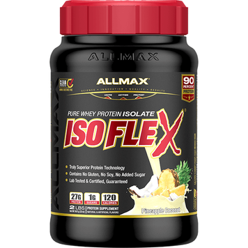 Сывороточный протеин изолят AllMax Nutrition Isoflex 907 грамм Ананас кокос