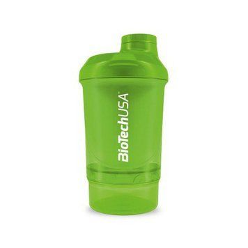 Шейкер спортивный BioTech Wave Mini 2 в 1 (300 мл)