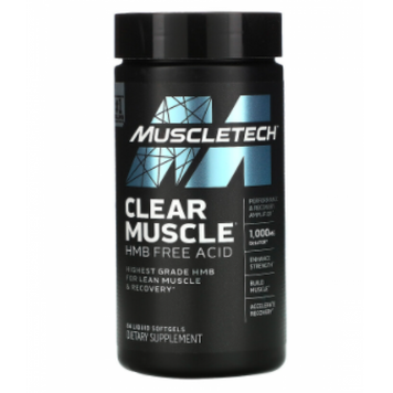 Комплекс аминокислот HMB Muscletech Clear Muscle 84 жид. капсул