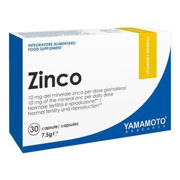 Цинк Yamamoto nutrition Zinco 30 капсул