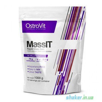 Гейнер для набора массы OstroVit MassIT 1000 г масс ит coconut cream