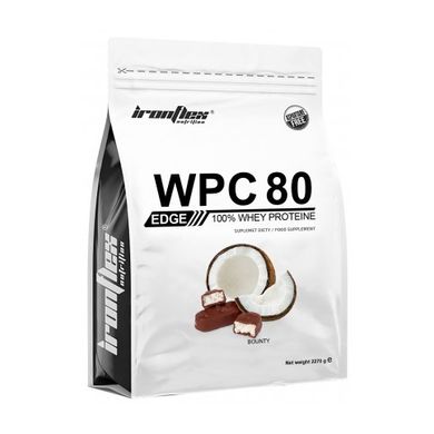 Сывороточный протеин концентрат IronFlex WPC80.eu Edge 2270 г chocolate