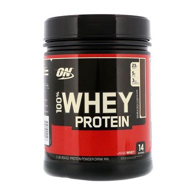 Сироватковий протеїн концентрат Optimum Nutrition 100% Whey Protein (454 г) double rich
