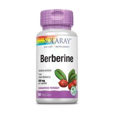 Берберин Solaray Berberine 500 mg 60 капсул