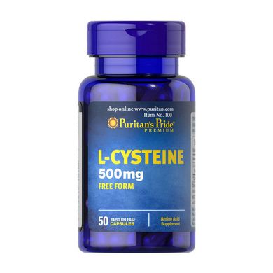 L-цистеїн Puritan's Pride L-Cysteine 500 mg 50 капс