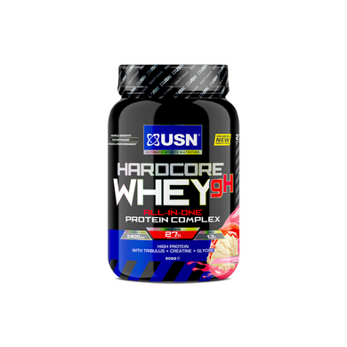 Сывороточный протеин USN Hardcore Whey 908 г strawberry