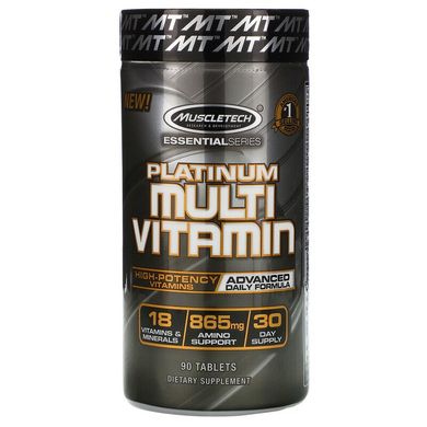 Комплекс вітамінів MuscleTech Platinum Multi Vitamin (90 капс)
