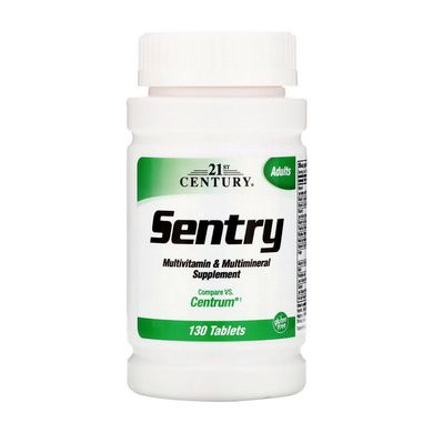 Комплекс витаминов 21st Century Sentry Multivitamin & Multimineral Supplement (130 таб)