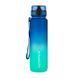 Пляшка Для Води Uzspace Frosted Gradient Waterbottle 3038 1000 мл Blue/Green