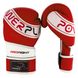 Боксерські рукавиці PowerPlay 3023 A Червоно-Білі [натуральна шкіра] 16 унцій