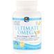 Рыбий Жир, Вкус Лимона, Nordic Naturals, Ultimate Omega, Lemon, 1000 мг, 60 Капсул
