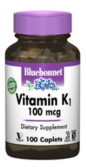 Вітамін К1 100 мкг, Bluebonnet Nutrition, 100 капсул