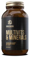 Комплекс витаминов и минералов Grassberg Multivits & Minerals 90 капсул