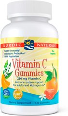Витамин C Nordic Naturals Vitamin C Gummies 250 mg 120 конфет