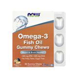 Омега-3 Рыбий Жир Now Foods Omega-3 Fish Oil 36 жев. конфет