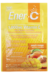 Витаминный Напиток для Повышения Иммунитета, Вкус Персика и Манго, Vitamin C, Ener-C, 1 пакетик