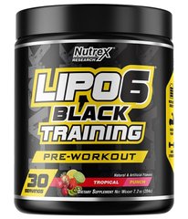 Предтренировочный комплекс Nutrex Lipo-6 Black Training (201 г) Wild Grape