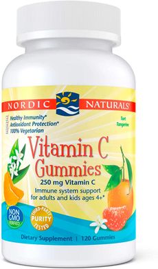 Вітамін C Nordic Naturals Vitamin C Gummies 250 mg 120 цукерок