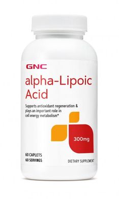 Альфа-ліпоєва кислота GNC Alpha Lipoic Acid 300 60 капсул