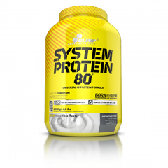 Комплексный протеин OLIMP System Protein 80 2200 г систем банан