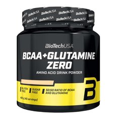 БЦАА с глютамином Biotech BCAA + Glutamine ZERO 480 г peach ice tea