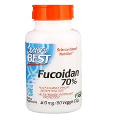 Фукоидан 70%, Doctor's Best, 60 рослинних капсул