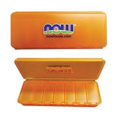 Органайзер для таблеток Now Foods NOW Pillbox orange