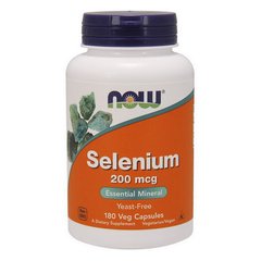 Селен Now Foods Selenium 200 mcg (180 капс) нау фудс селениум