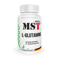 Глютамін MST L-Glutamine 1000 mg 90 таблеток