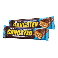 Фитнес батончик Vale Gangster 100 г Caramel-Nougat-Peanut