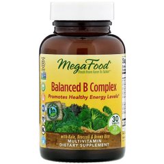 Збалансований комплекс вітамінів В, Balanced B Complex, MegaFood, 30 таблеток