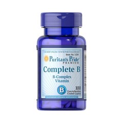 Комплекс витамина B Puritan's Pride Vitamin B Complex Complete B 100 каплет