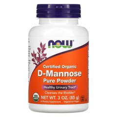 D-манноза Now Foods D-Mannose Pure Powder 85 грамм Без вкуса