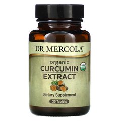 Куркумін органічнийкт, Organic Curcumin Extract, Dr. Mercola, 30 таблеток