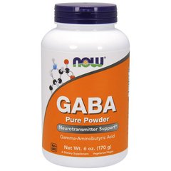 ГАМК Now Foods GABA 170 г гамма-аміномасляна кислота