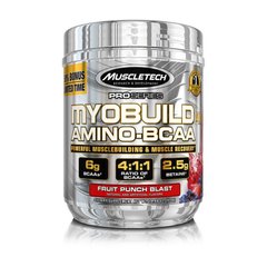 Комплекс аминокислот MuscleTech Myobuild 4X Amino-Bcaa 416 г fruit punch blast