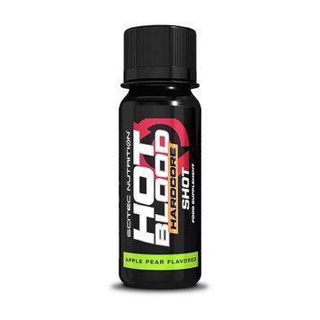 Предтренировочный комплекс Scitec Nutrition Hot Blood Hardcore Shot 60 мл orange