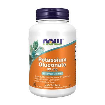 Калия глюконат Now Foods Potassium Gluconate 99 mg 250 таблеток