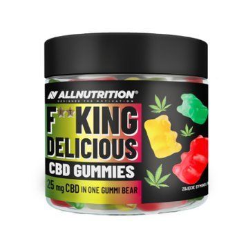 Жувальні цукерки AllNutrition FITKING Delicious CBD CUMMIES 150 г