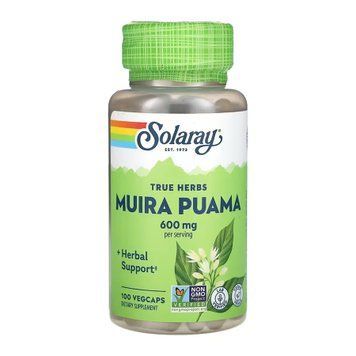 Муіра Паума Solaray Muira Puama 300 mg 100 вег. капсул