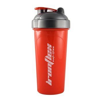 Шейкер спортивный IronFlex Shaker 700 мл red/grey